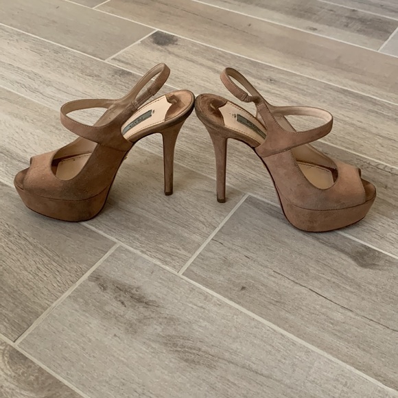 Prada suede platform heels SZ 36.5 - Picture 4 of 8